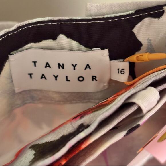 NWT Tanya Taylor SilK Floral Short A-Line Skirt Feminine Flowy  - Size L - Picture 4 of 9
